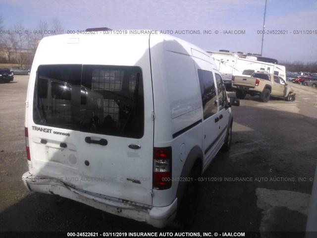 NM0LS6BN1DT168492 - 2013 FORD TRANSIT CONNECT XLT WHITE photo 4