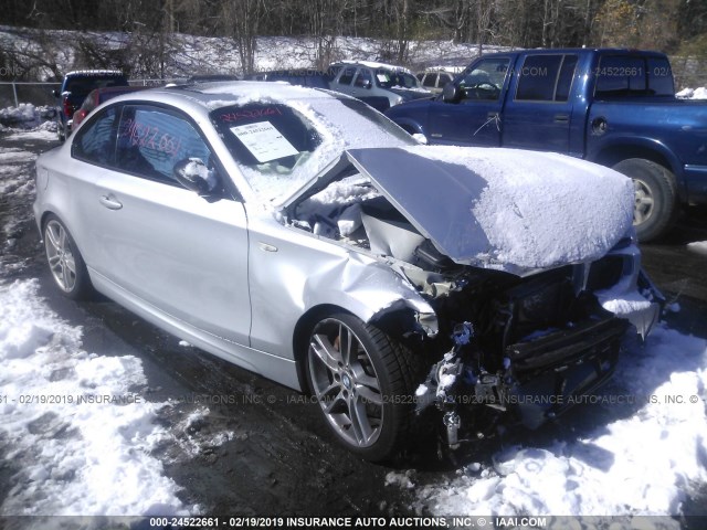 WBAUC73548VF24646 - 2008 BMW 135 I SILVER photo 1