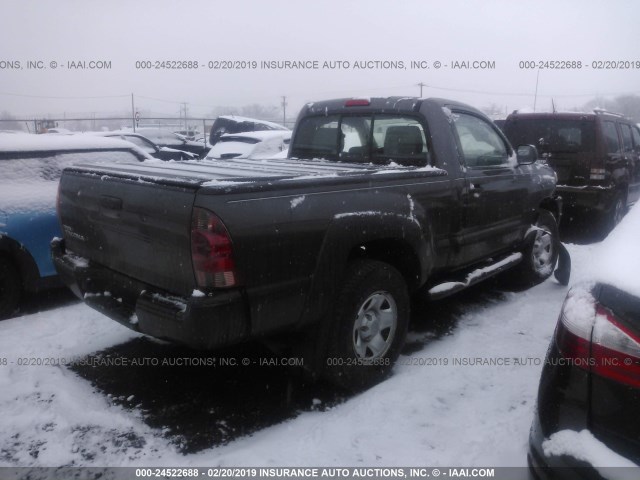 5TFPX4EN0DX013544 - 2013 TOYOTA TACOMA GRAY photo 4