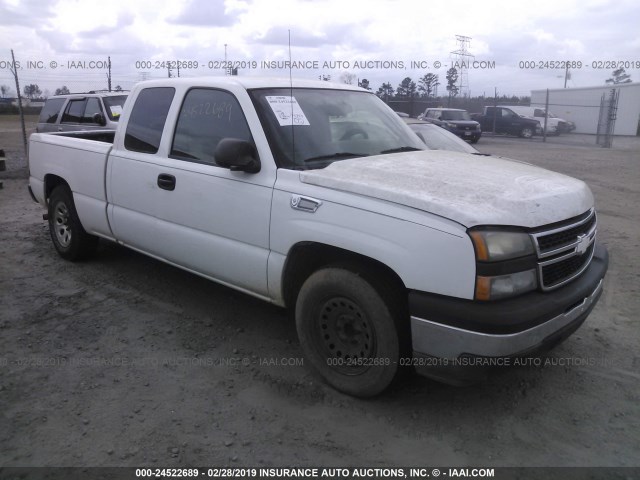 1GCEC19X76Z286243 - 2006 CHEVROLET SILVERADO C1500 WHITE photo 1