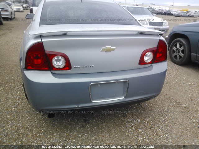 1G1ZD5EB2AF122448 - 2010 CHEVROLET MALIBU 2LT SILVER photo 6