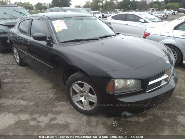 2B3KA43R07H820321 - 2007 DODGE CHARGER SE/SXT BLACK photo 1