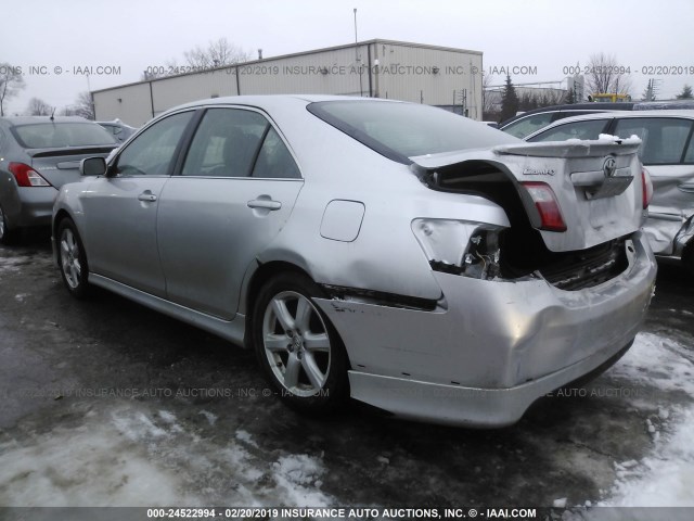 4T1BE46K39U375487 - 2009 TOYOTA CAMRY SE/LE/XLE 银色 照片 3