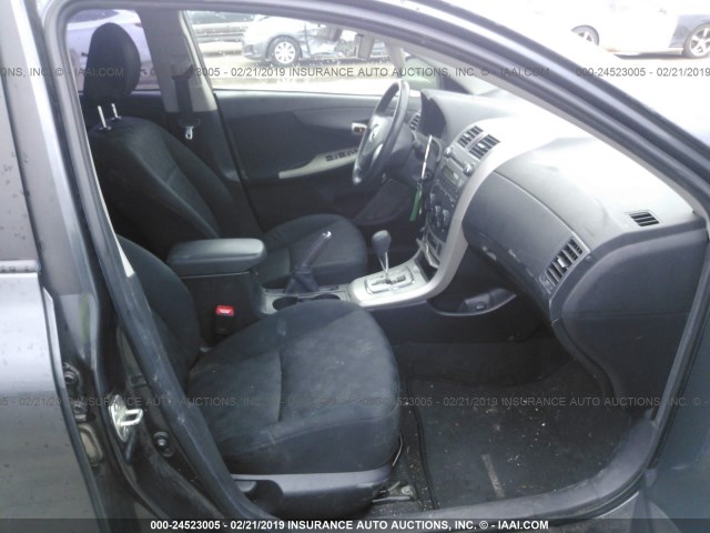 1NXBU4EE0AZ269808 - 2010 TOYOTA COROLLA S/LE/XLE GRAY photo 5