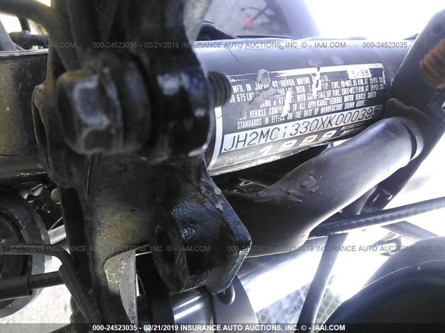 JH2MC1330XK000395 - 1999 HONDA CMX250 C2 BLACK photo 10