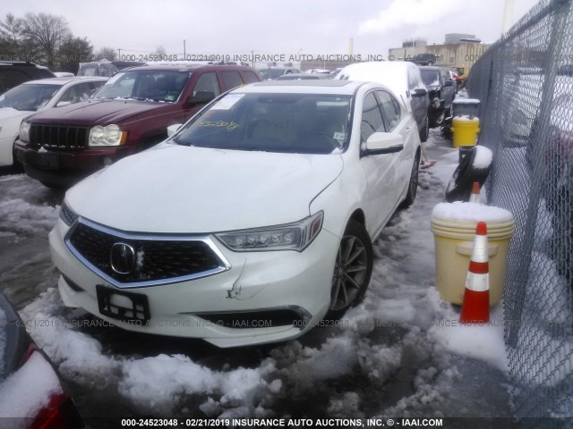 19UUB1F37JA002649 - 2018 ACURA TLX WHITE photo 2