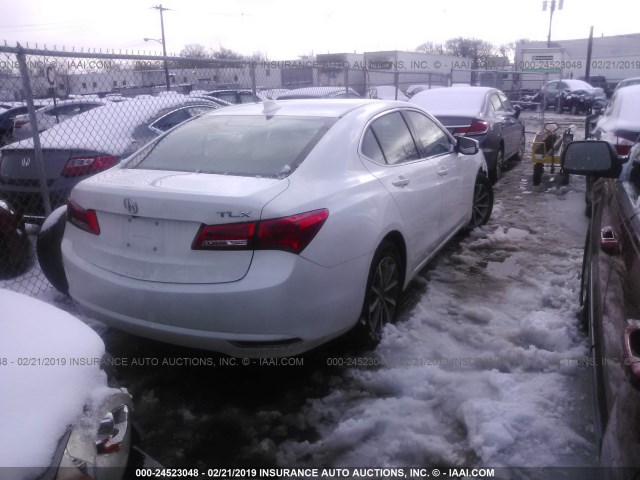 19UUB1F37JA002649 - 2018 ACURA TLX WHITE photo 4