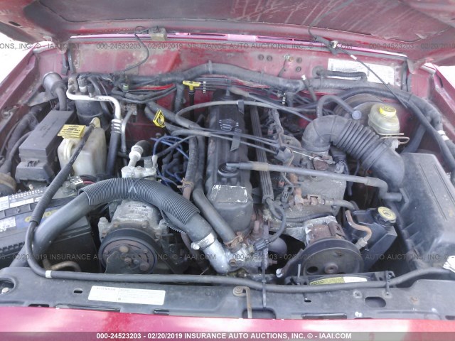 1J4FF68S7XL666552 - 1999 JEEP CHEROKEE SPORT/CLASSIC წითელი ფოტო 10