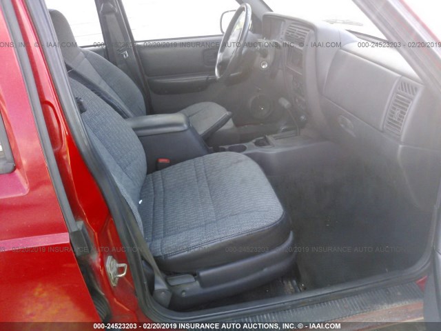 1J4FF68S7XL666552 - 1999 JEEP CHEROKEE SPORT/CLASSIC წითელი ფოტო 5