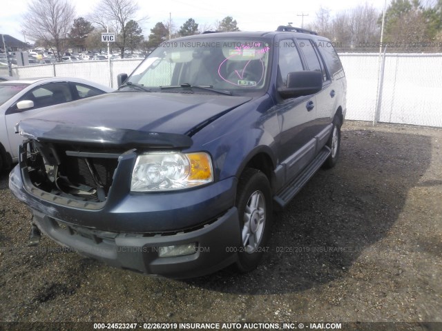 1FMPU16536LA45254 - 2006 FORD EXPEDITION XLT BLUE photo 2