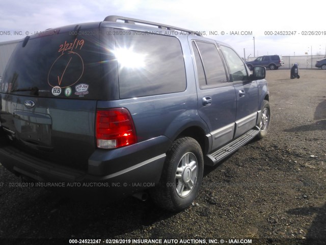 1FMPU16536LA45254 - 2006 FORD EXPEDITION XLT BLUE photo 4