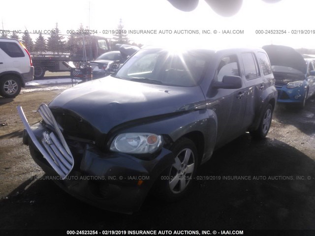 3GNBAAFW6BS544013 - 2011 CHEVROLET HHR LS Сұр фото 2