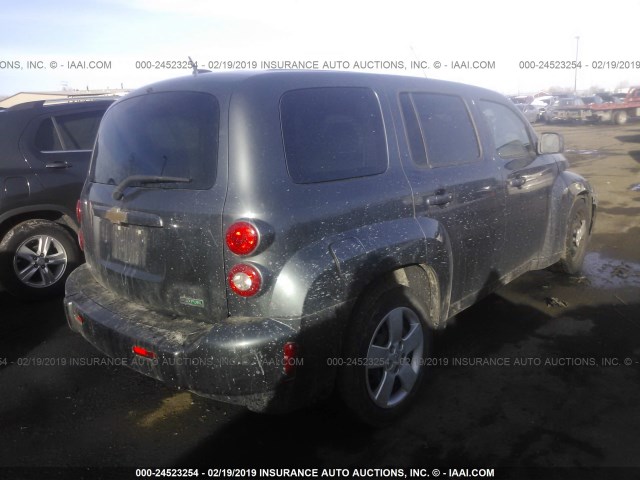 3GNBAAFW6BS544013 - 2011 CHEVROLET HHR LS Сұр фото 4