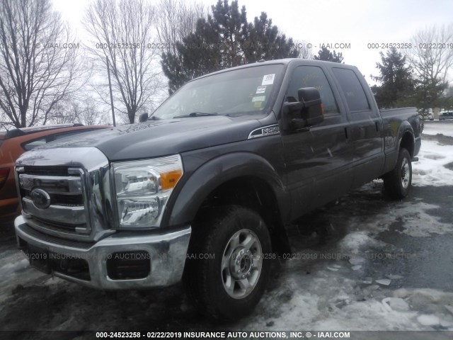 1FT7W2B64GEA05340 - 2016 FORD F250 SUPER DUTY GRAY photo 2