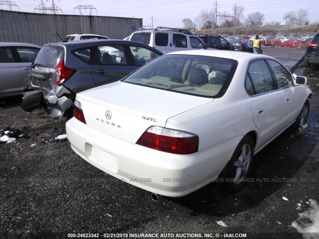 19UUA56633A050818 - 2003 ACURA 3.2TL WHITE photo 4