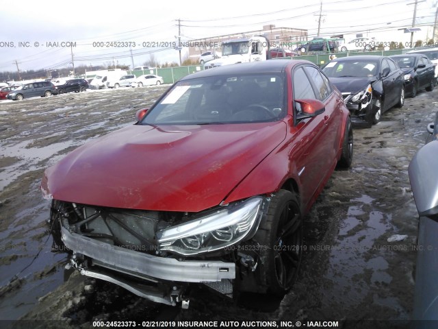 WBS3C9C54FJ276256 - 2015 BMW M3 ORANGE photo 2