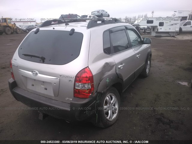 KM8JN72D16U420670 - 2006 HYUNDAI TUCSON GLS/LIMITED 银色 照片 4