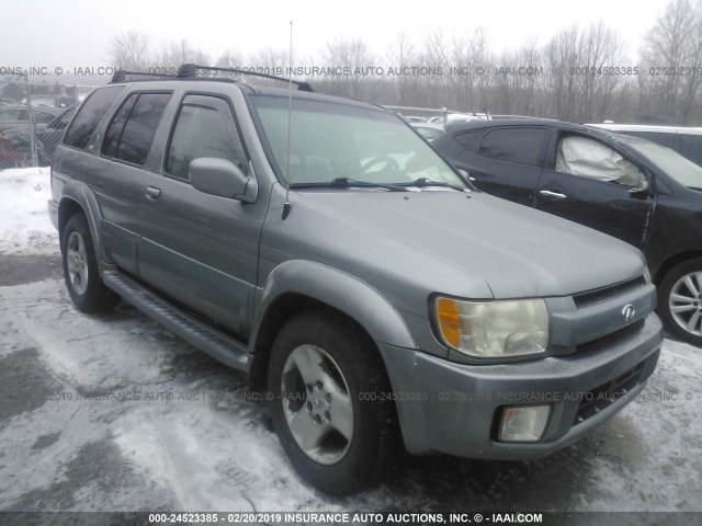 JNRDR09Y53W301087 - 2003 INFINITI QX4 GRAY photo 1