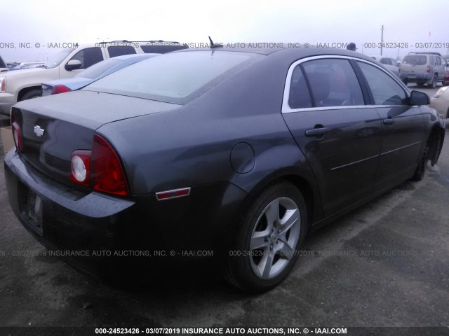 1G1ZB5EB7A4157911 - 2010 CHEVROLET MALIBU LS GRAY photo 4