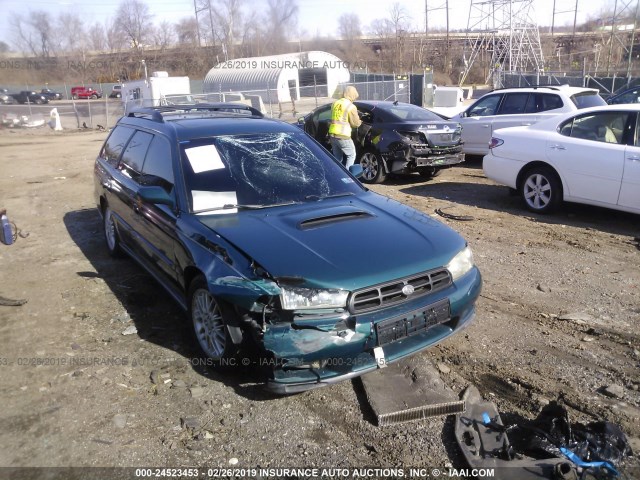 4S3BK6753W7308769 - 1998 SUBARU LEGACY GT GREEN photo 1