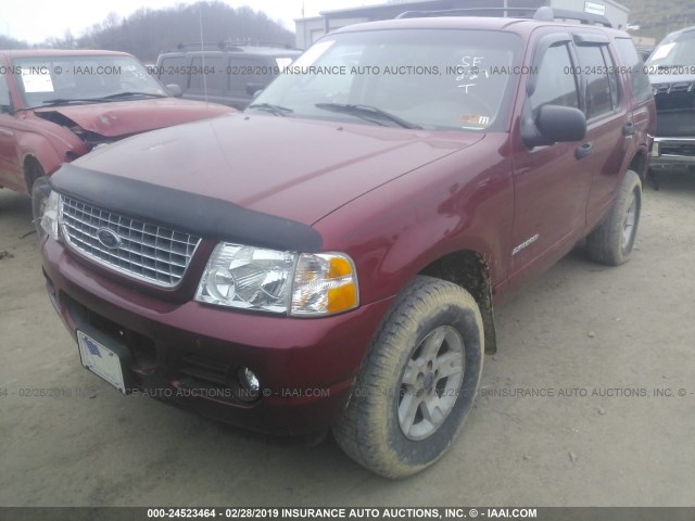 1FMZU73K35UC01842 - 2005 FORD EXPLORER XLT/XLT SPORT/NBX MAROON photo 2