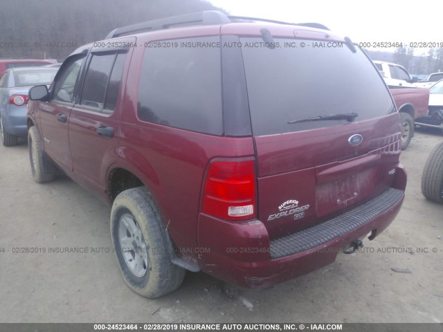 1FMZU73K35UC01842 - 2005 FORD EXPLORER XLT/XLT SPORT/NBX MAROON photo 3