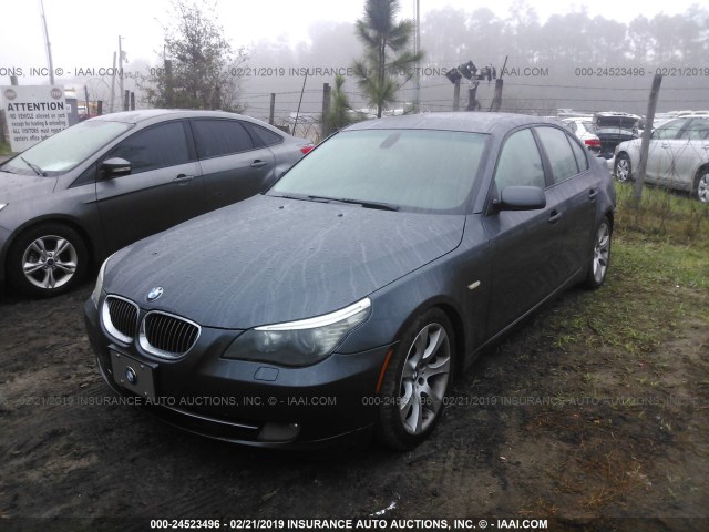 WBANW13508CZ76630 - 2008 BMW 535 I GRAY photo 2