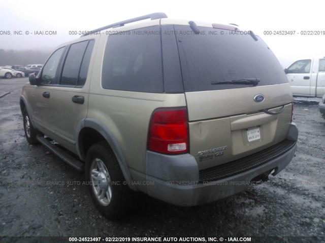 1FMZU72EX2UB34406 - 2002 FORD EXPLORER XLS BEIGE photo 3