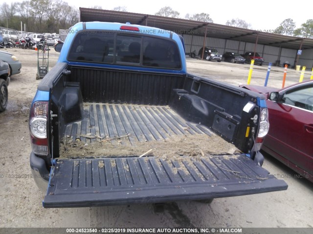 3TMJU62N49M083656 - 2009 TOYOTA TACOMA DOUBLE CAB PRERUNNER BLUE photo 8