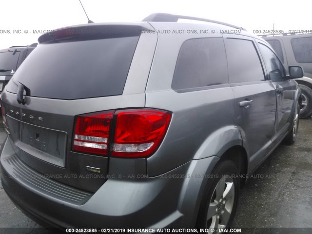 3C4PDCBG7CT150595 - 2012 DODGE JOURNEY SXT GRAY photo 4