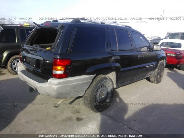 1J4GW48S64C182862 - 2004 JEEP GRAND CHEROKEE LAREDO/COLUMBIA/FREEDOM 黑色 照片 4