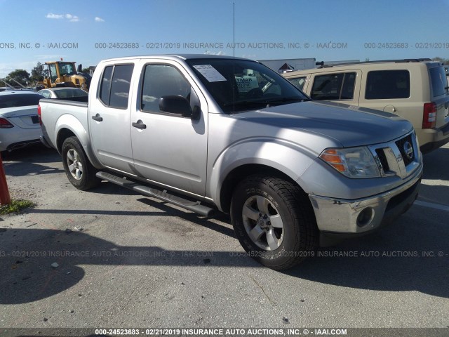 1N6AD0ER0BC419657 - 2011 NISSAN FRONTIER S/SV/SL/PRO-4X SILVER photo 1