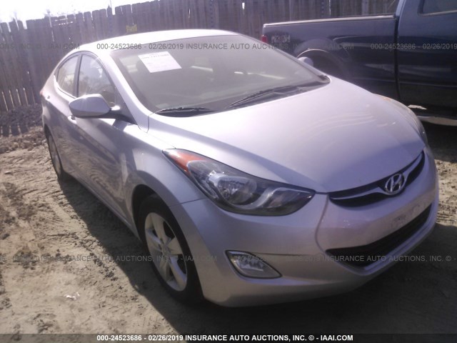 KMHDH4AE1CU260315 - 2012 HYUNDAI ELANTRA GLS/LIMITED SILVER photo 1