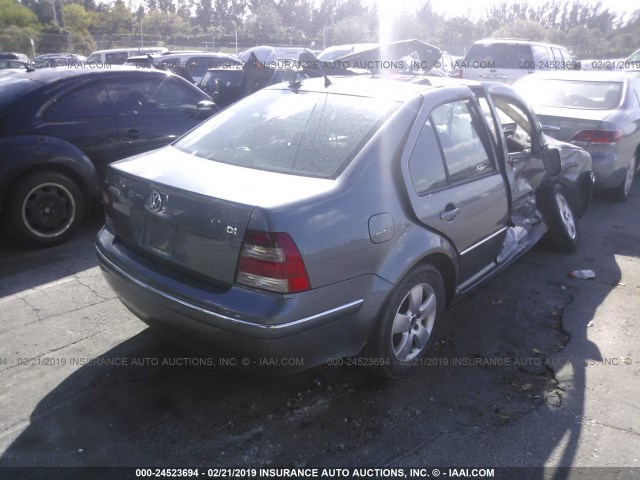 3VWSR29M25M019473 - 2005 VOLKSWAGEN JETTA GLS TDI GRAY photo 4