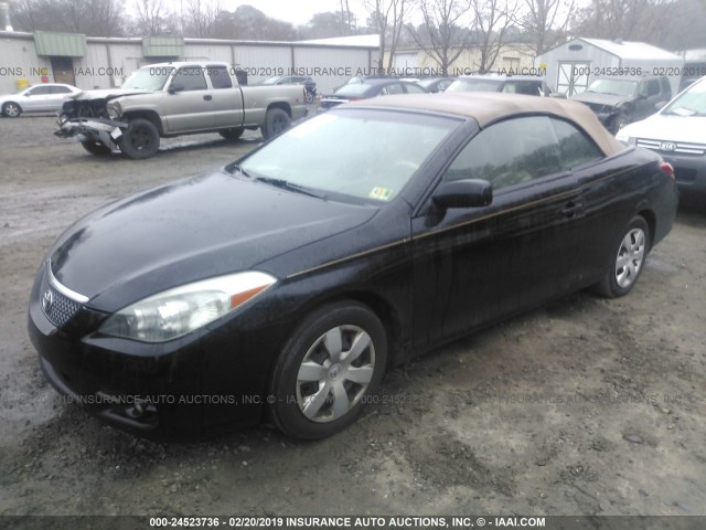 4T1FA38P78U155851 - 2008 TOYOTA CAMRY SOLARA SE/SLE/SPORT BLACK photo 2