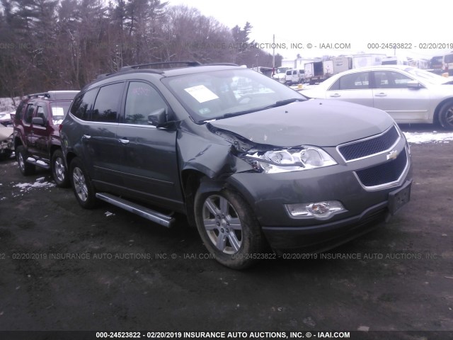 1GNKVJED2BJ267821 - 2011 CHEVROLET TRAVERSE LT GRAY photo 1