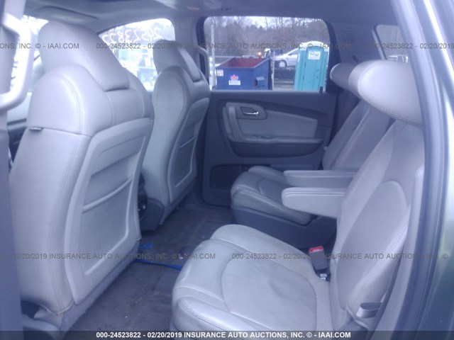 1GNKVJED2BJ267821 - 2011 CHEVROLET TRAVERSE LT GRAY photo 8