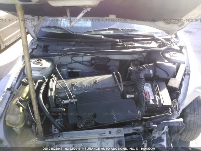 1G1JF52T6Y7149838 - 2000 CHEVROLET CAVALIER LS SILVER photo 10