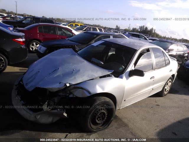 1G1JF52T6Y7149838 - 2000 CHEVROLET CAVALIER LS SILVER photo 2