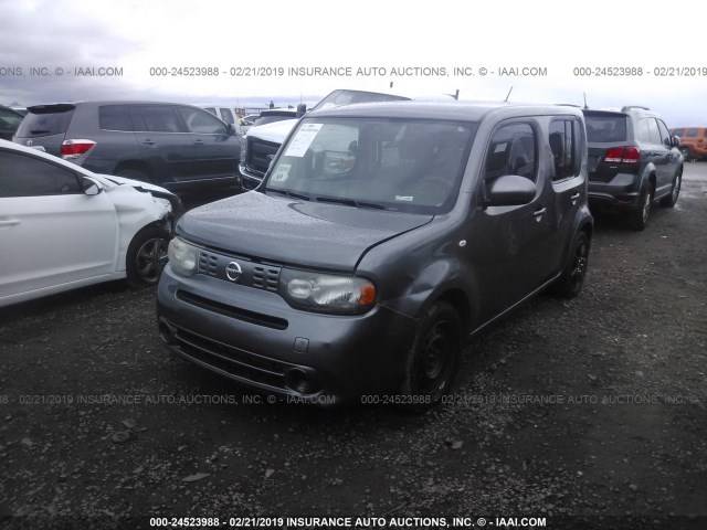 JN8AZ2KR1DT303329 - 2013 NISSAN CUBE S/SL GRAY photo 2