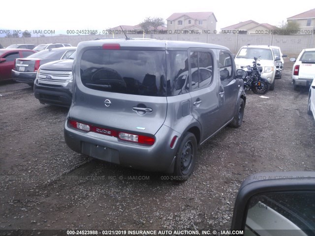 JN8AZ2KR1DT303329 - 2013 NISSAN CUBE S/SL GRAY photo 4