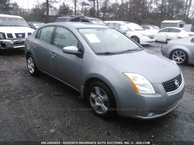 3N1AB61E88L627655 - 2008 NISSAN SENTRA 2.0/2.0S/2.0SL GRAY photo 1