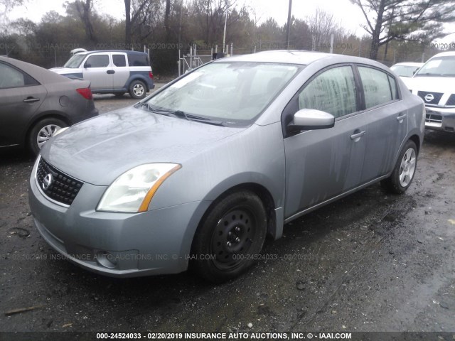 3N1AB61E88L627655 - 2008 NISSAN SENTRA 2.0/2.0S/2.0SL GRAY photo 2