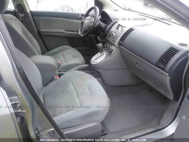 3N1AB61E88L627655 - 2008 NISSAN SENTRA 2.0/2.0S/2.0SL GRAY photo 5