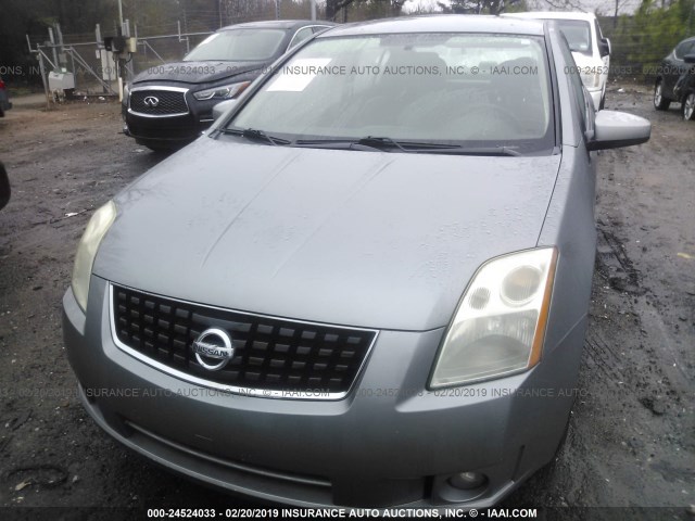 3N1AB61E88L627655 - 2008 NISSAN SENTRA 2.0/2.0S/2.0SL GRAY photo 6