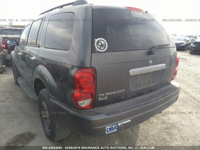 1D4HD48NX4F196632 - 2004 DODGE DURANGO SLT GRAY photo 3