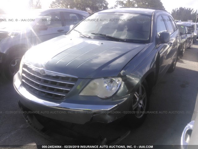 2A8GF68X07R325743 - 2007 CHRYSLER PACIFICA TOURING GRAY photo 2