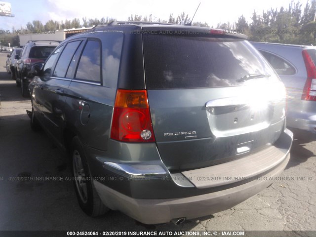 2A8GF68X07R325743 - 2007 CHRYSLER PACIFICA TOURING GRAY photo 3