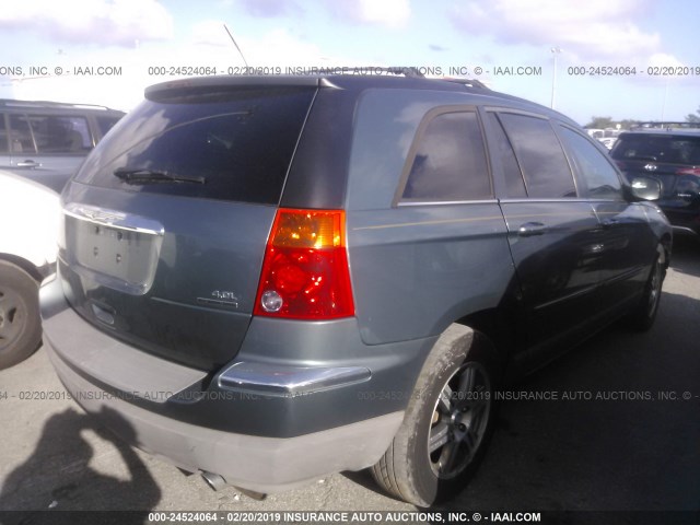 2A8GF68X07R325743 - 2007 CHRYSLER PACIFICA TOURING GRAY photo 4