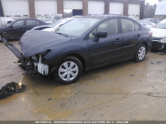 JF1GJAA62CH030214 - 2012 SUBARU IMPREZA GRAY photo 2